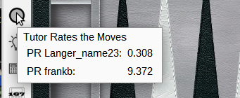 pic of Tutor Tooltip, showing the running PR