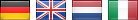Bild der Flaggen von Deutschland, UK, Niederlanden und Italien