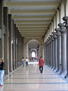 arcades in turin